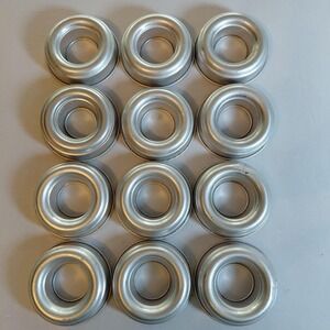 Vintage Mini Aluminum Bundt Cake Jello Molds Ring Pans Set Lot Of 12 Baking Tart